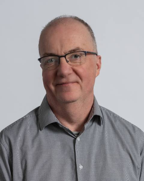 A portrait style photograph of Jeremy Coupland